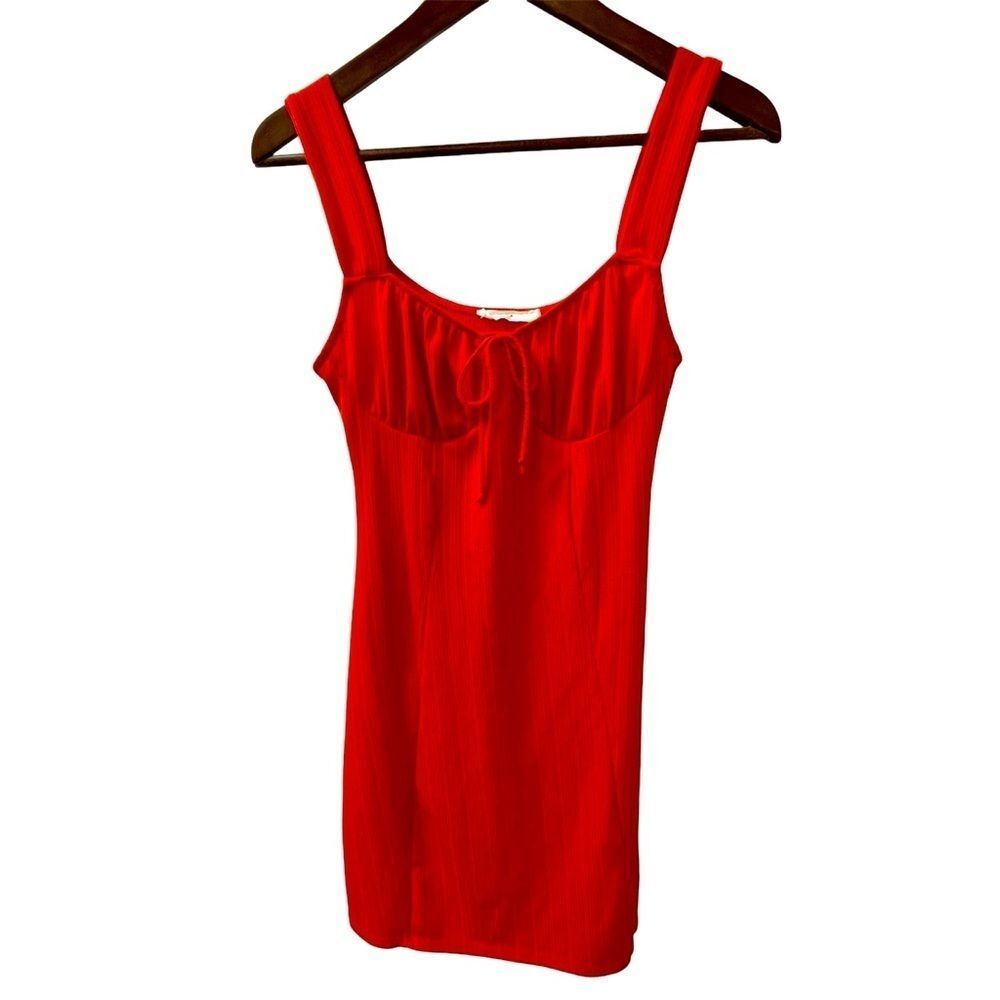 Lush Dress Bathing Suit Cover-up Orange Lightweight Thin Women’s Size Small